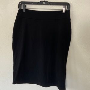 Susana Monaco black slim straight black skirt